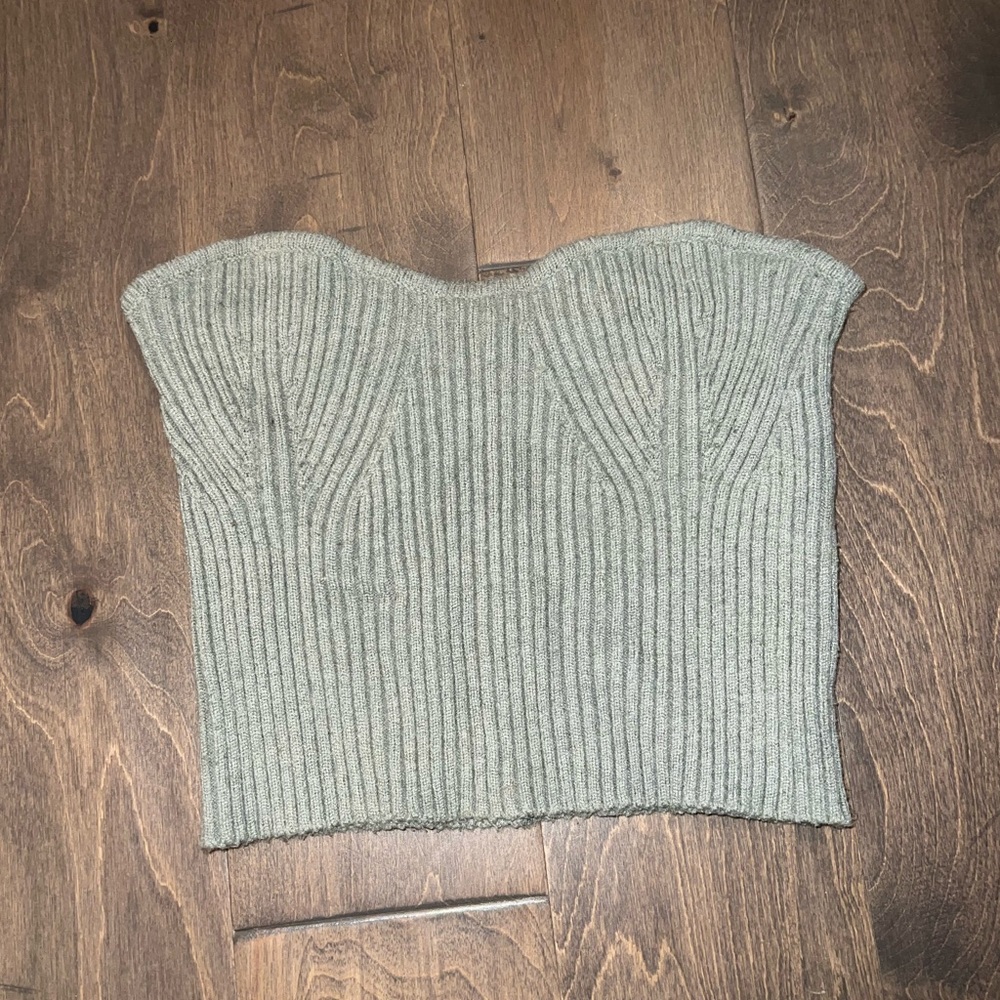 Zara knit tube top size M